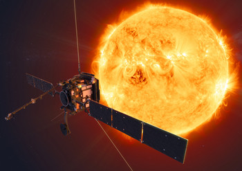 Artist's impression of ESA's Solar Orbiter spacecraft
