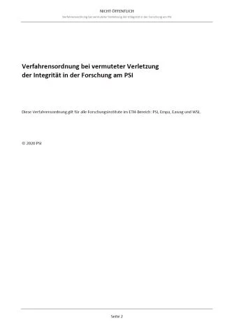 Teaser Verfahrensordnung PSI