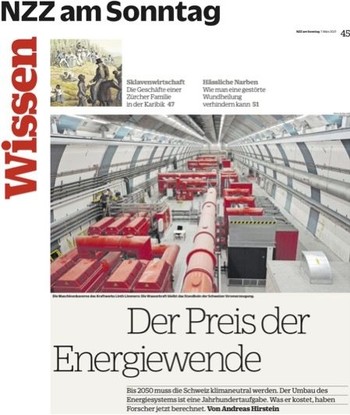 NZZ am Sonntag has picked up this highlight am Sonntag (issue 7th March 2021)