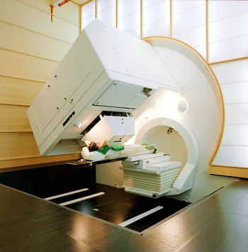 Gantry 1 at PSI was the world's first proton therapy facility to employ the spot scanning method