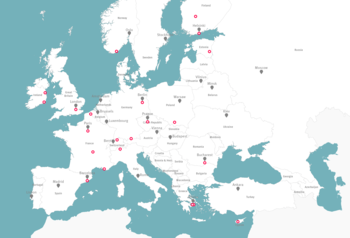Les données présentées dans le cadre de la nouvelle publication scientifique proviennent de 22 stations de mesure, réparties dans 14 pays sur tout le continent européen. 