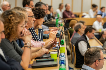 More than 180 scientists, policy makers and industry representatives travelled to Paul Scherrer Institute from across Europe to attend the meeting.
