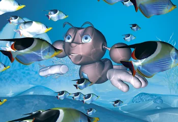 Picture from the 3-D film Around the World in 80 Million Years