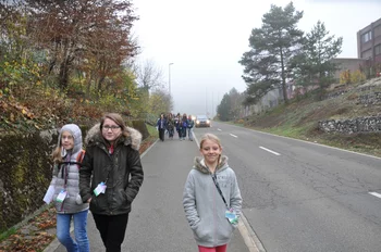 Auf dem Weg zu den Arbeitsplätzen