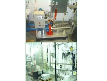 Pump for slurries, bottom: lab test rig Konti-2