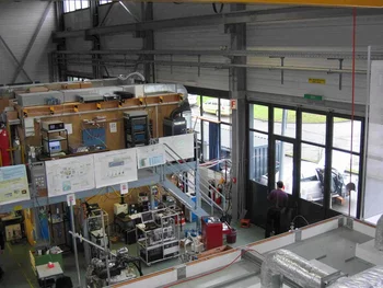 View of smog chamber