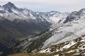 View on the Stillberg-site. Foto: Kathrin Streit