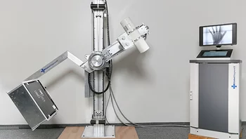 The robust but cost-effective X-ray unit GlobalDiagnostiX was developed in a close collaboration between several institutes and should offer developing countries access to modern diagnosis methods. (Photo: Alain Herzog/EPFL)