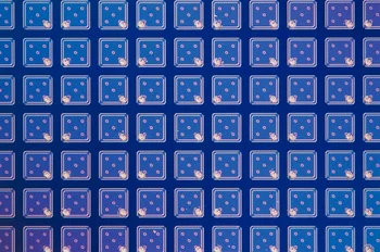 Close-up of detection pixels of a DECTRIS device. The new EIGER X 16M has — as the name suggests — 16 million of such pixels. Furthermore, thanks to enormously fast image processing, it can capture more than 100 images per second. (Photo: Paul Scherrer Institute)