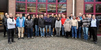 Picture taken at our collaboration meeting at KU Leuven, 6. January 2012