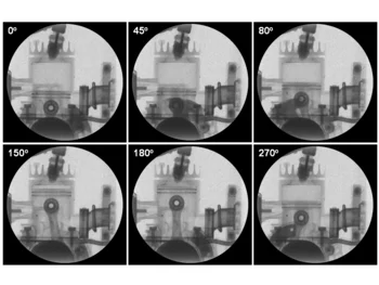 Figure 1: shows 6 out of 72 different crankshaft positions