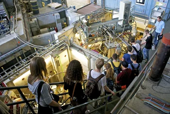 Groupe de visiteurs
