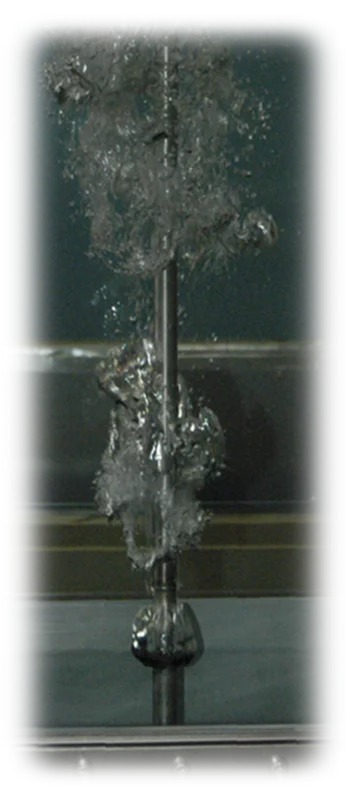 Bubbly flow in Water Pool