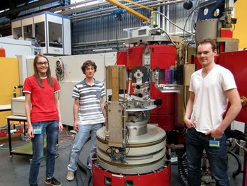 Student Practicum in Inelastic Neutron Scattering. Rahel Bruegger, Matias Chavez and Andreas Reichmuth from University of Basel (June 2013)