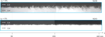 LIF recordings for different densities