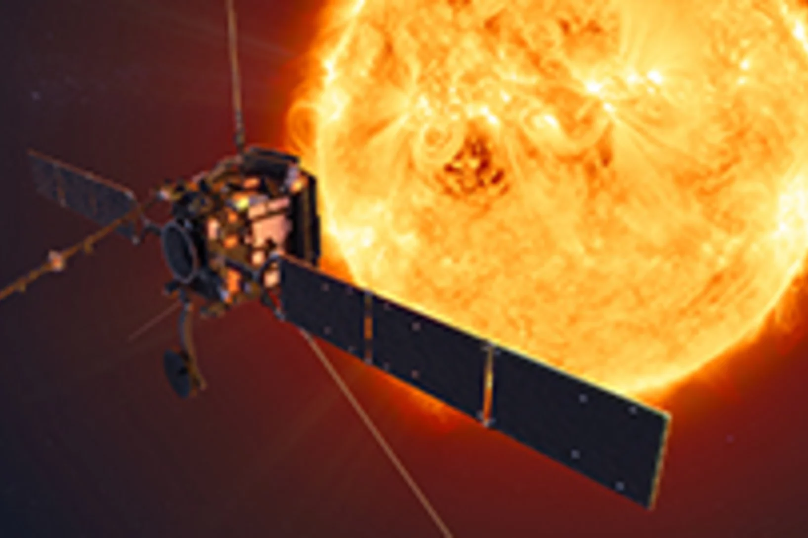 Künstlerische Darstellung der ESA-Raumsonde Solar Orbiter