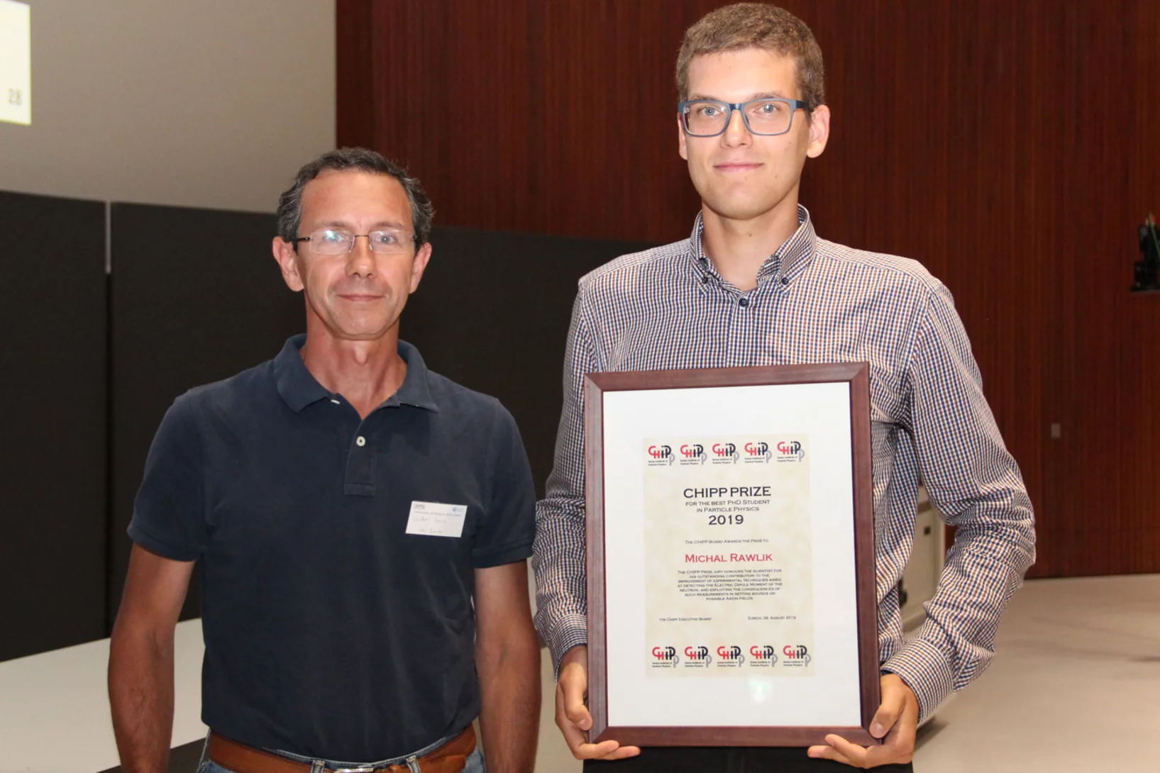 Michał Rawlik awarded CHIPP Prize 2019