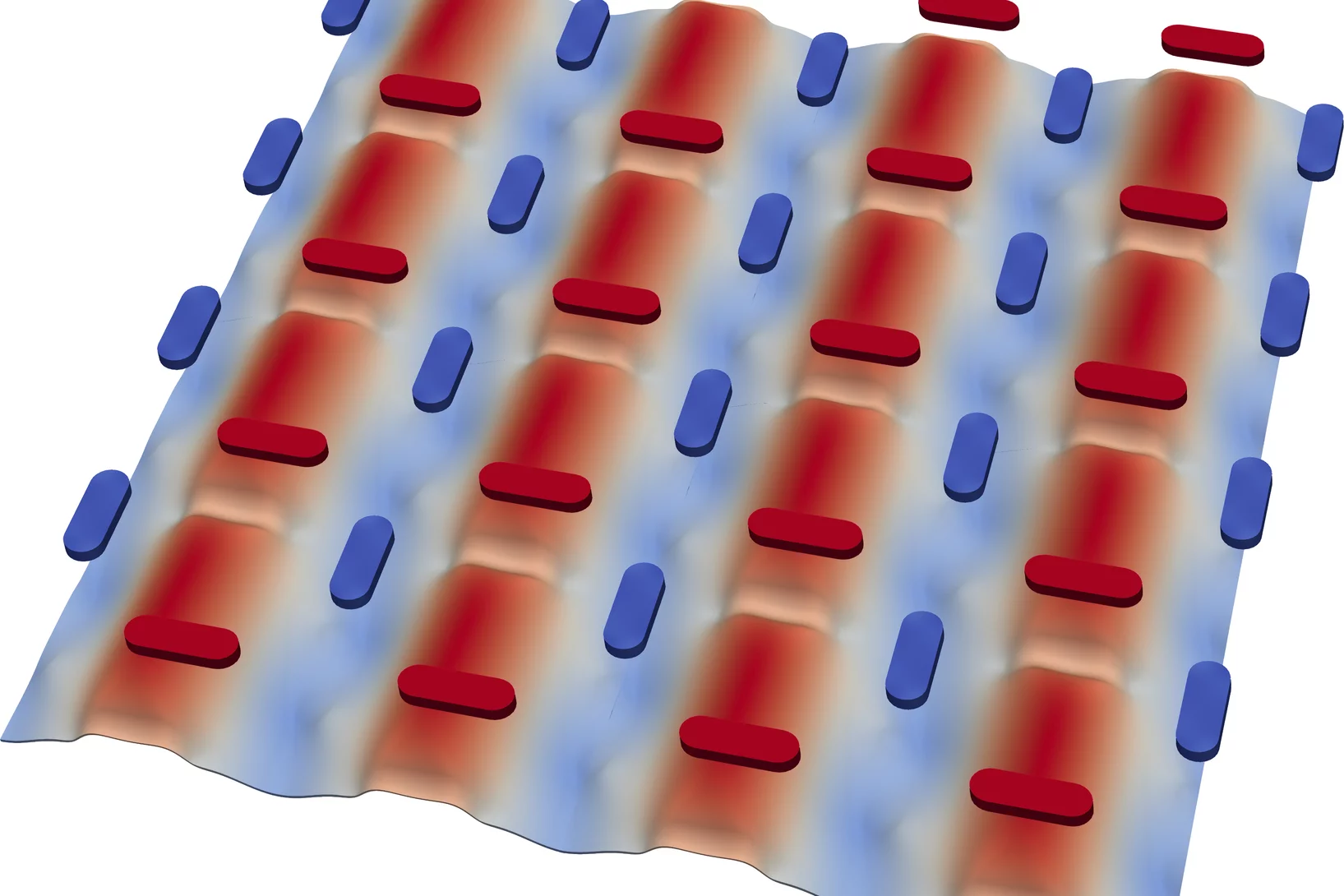 Spin wave channels in an artificial spin ice/underlayer hybrid system