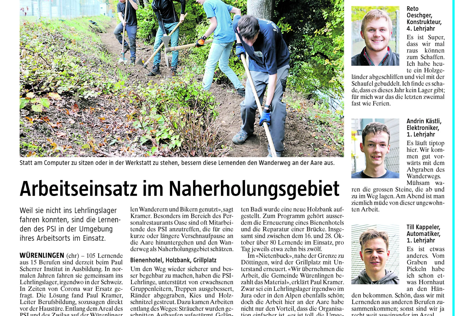 Artikel in der Botschaft