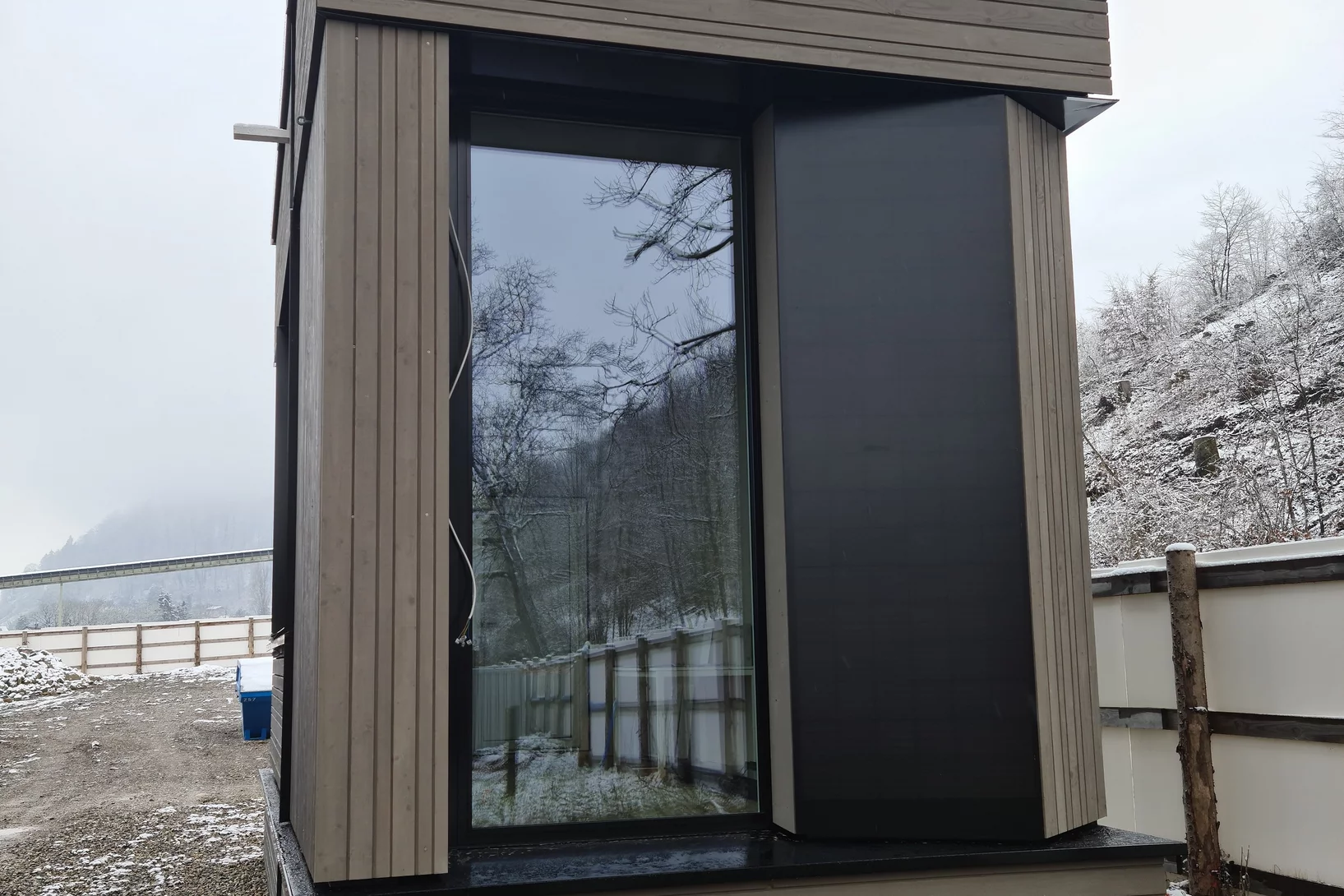 Mock-up on the Innovation Campus construction site