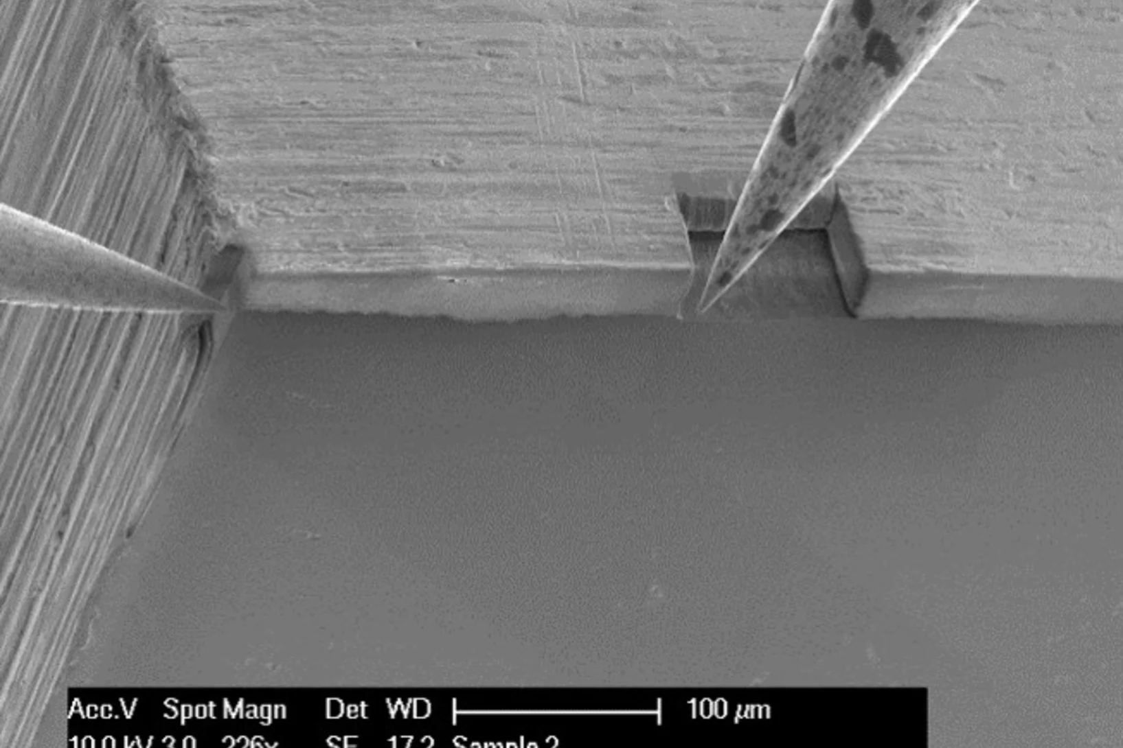 For the first time intrinsic resistivity of oxides directly measured at metal-oxide interface of irradiated Zr alloy claddings