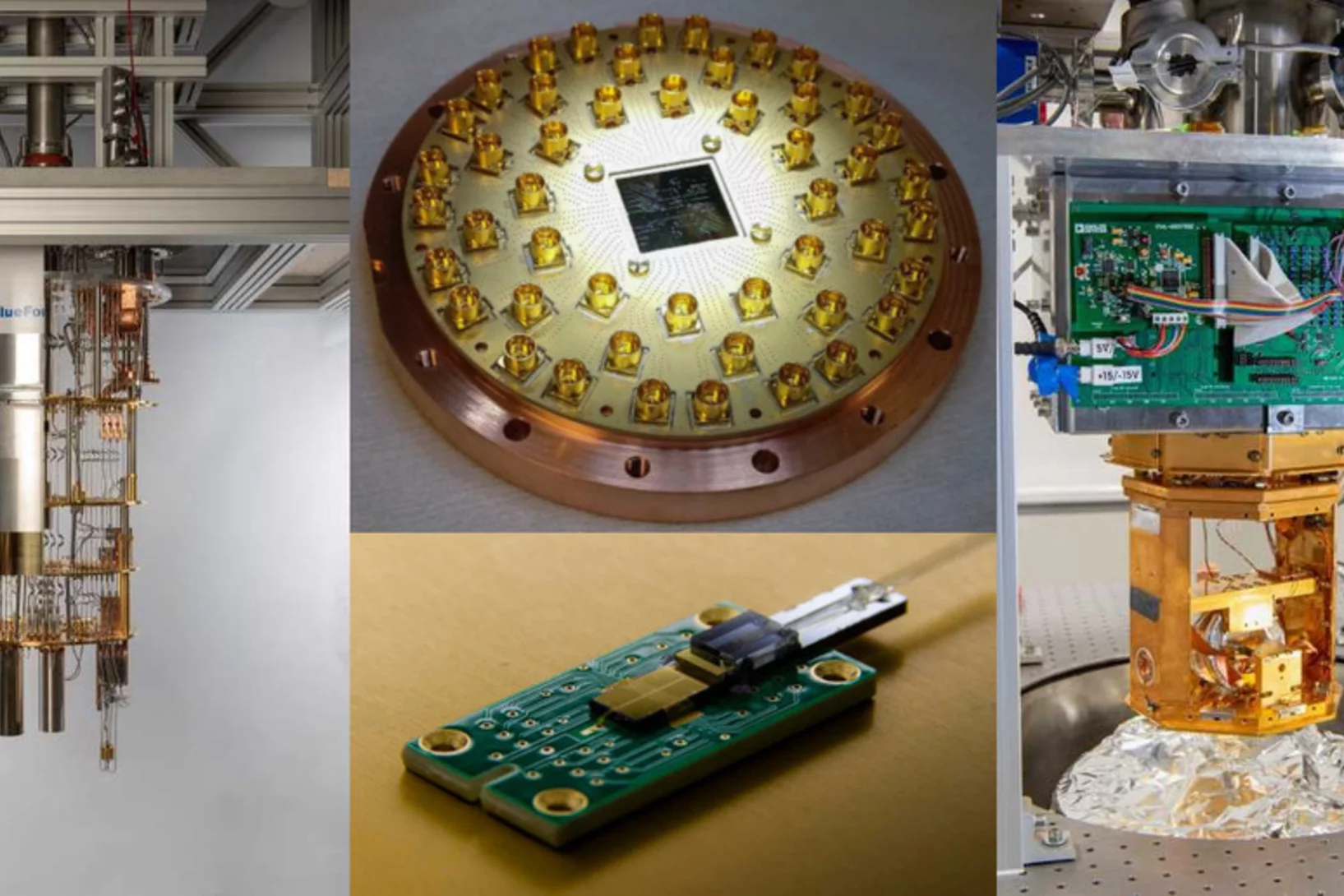 Superconducting and trapped ion quantum computiung hardware