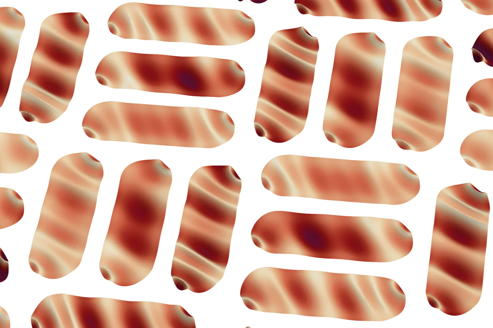 Spin wave modes in a chiral artificial spin system. 