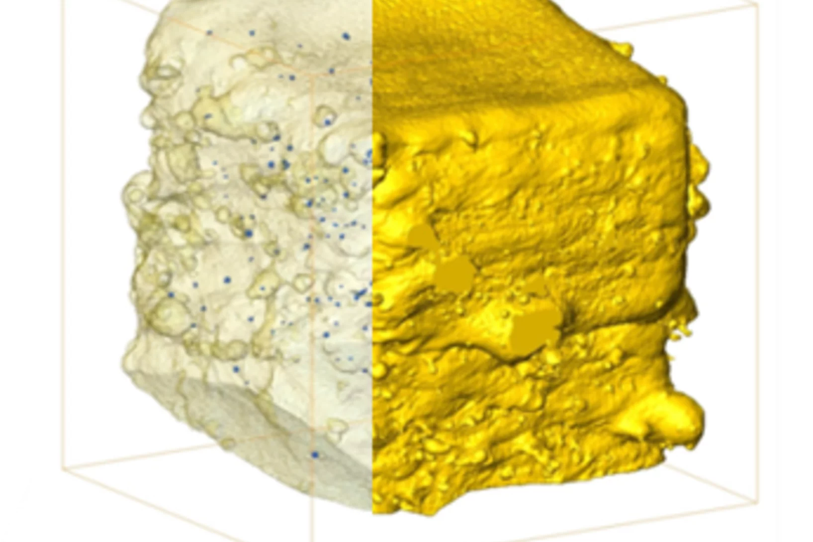 Additively manufactured gold cube [3]