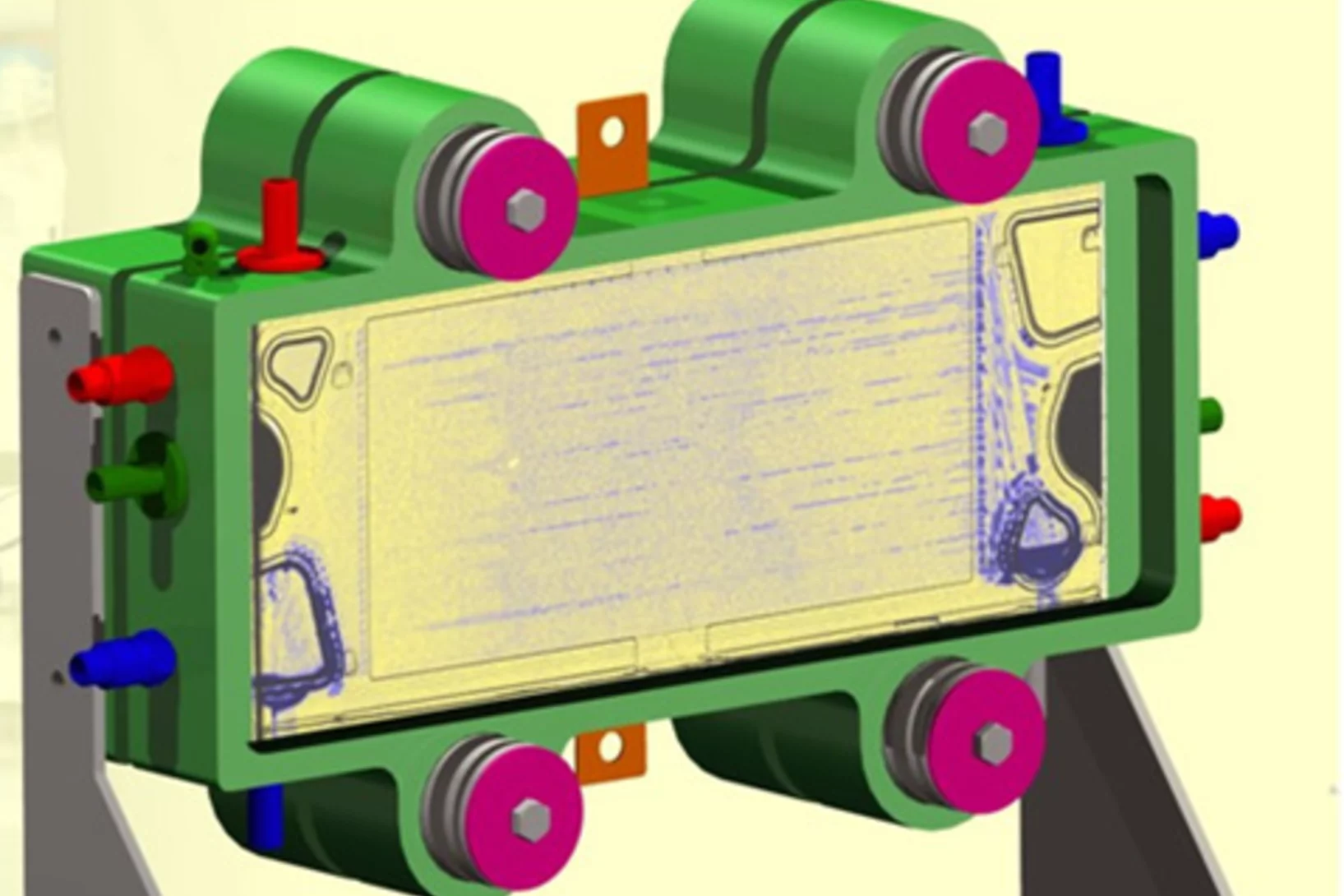  Imaging of the AutoStack-Core fuel cell (300 cm2 active area) 