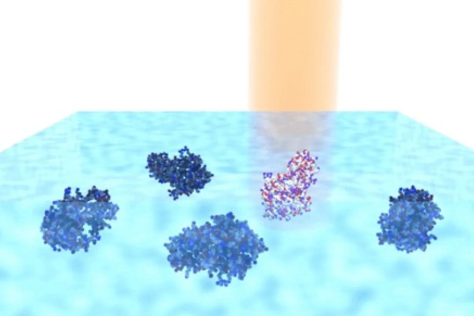 electron diffraction of single molecules