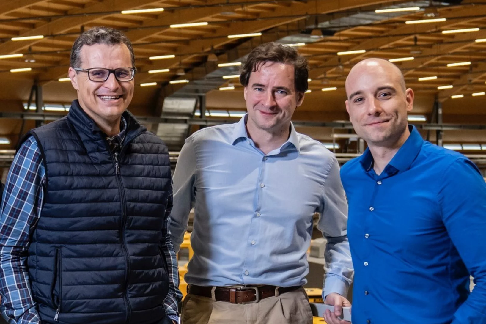 Javier Pérez-Ramírez, Andras Bödi and Patrck Hemberger at the SLS