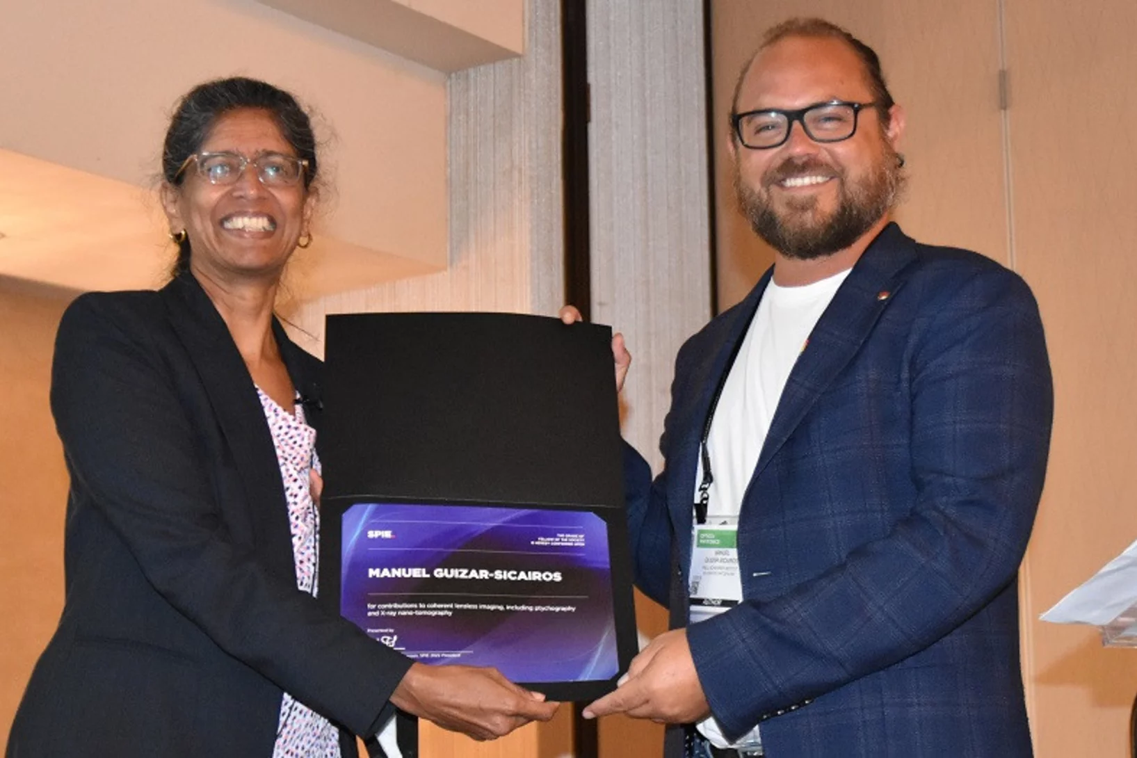 SPIE Fellow Manuel Guizar-Sicairos