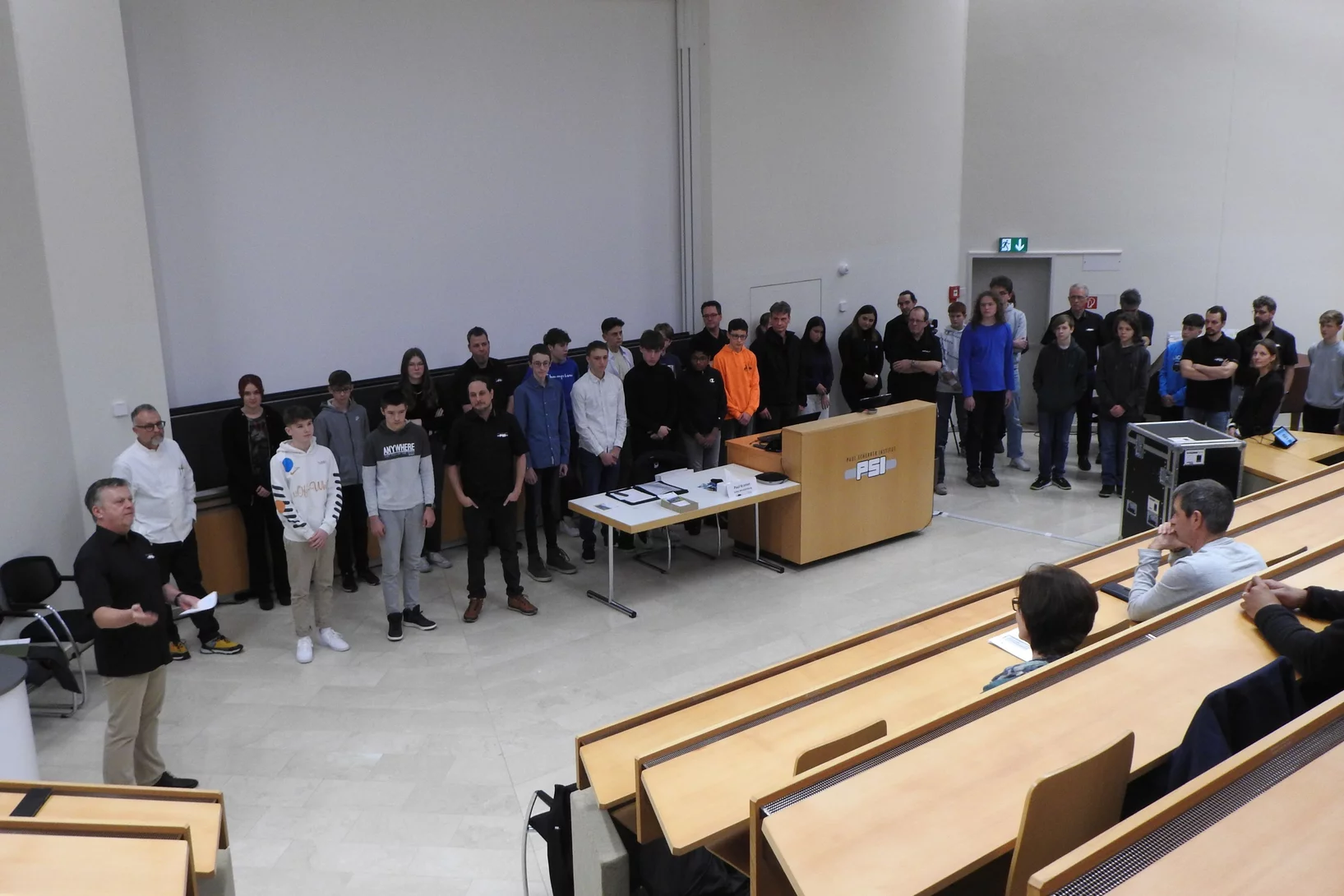 Ein grosser Moment für die kommenden Lernenden und Praktikanten