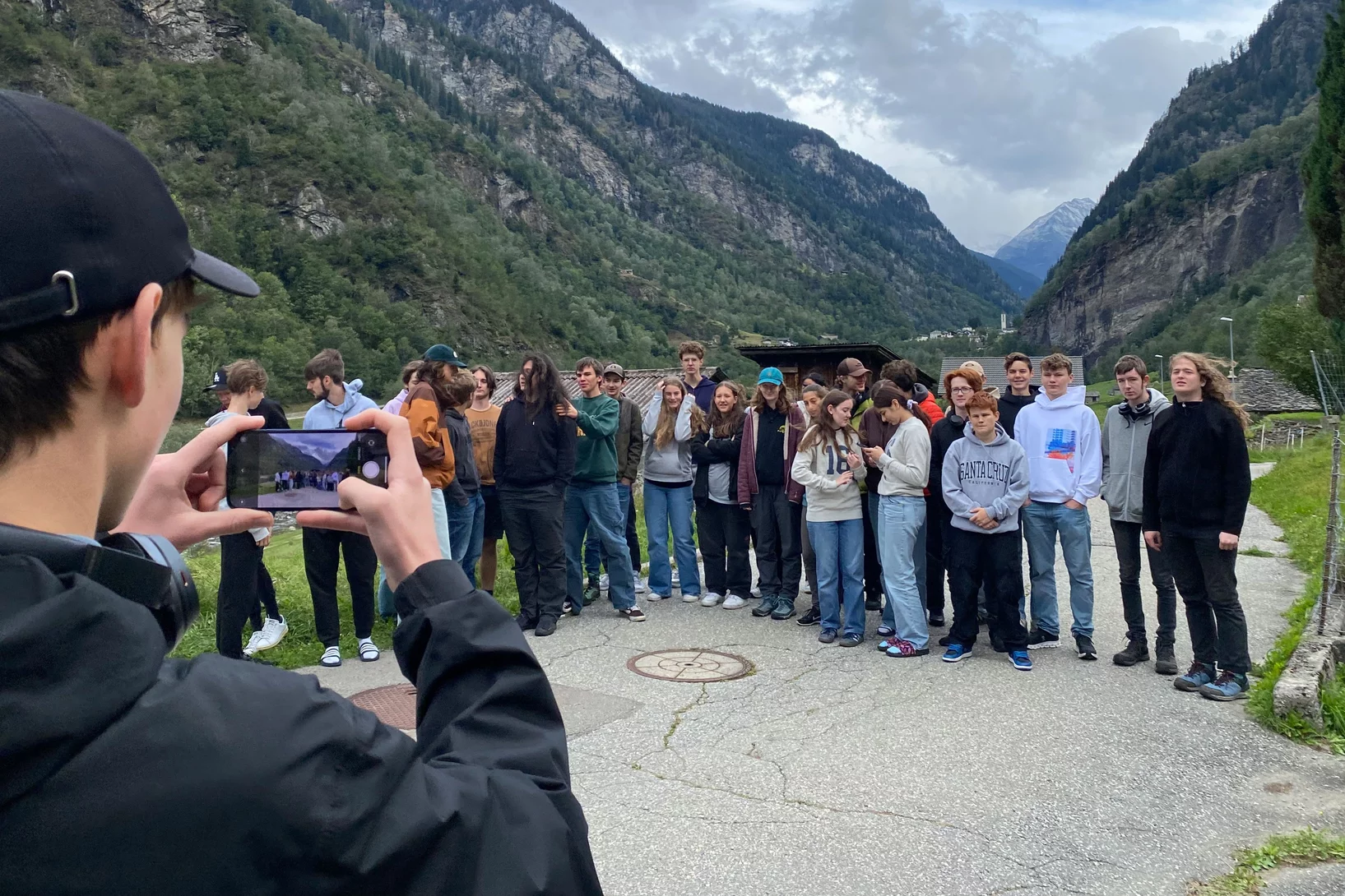 Gruppenfoto im Lehrlingslager