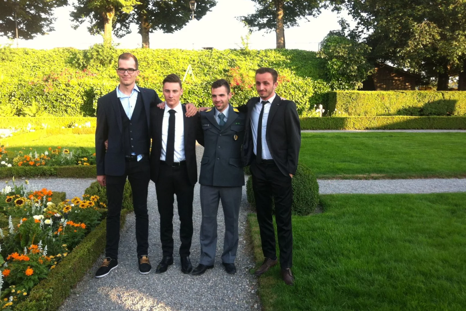 Erfolgreiche Polymechaniker: Mike, Luca, Andrey + Mark