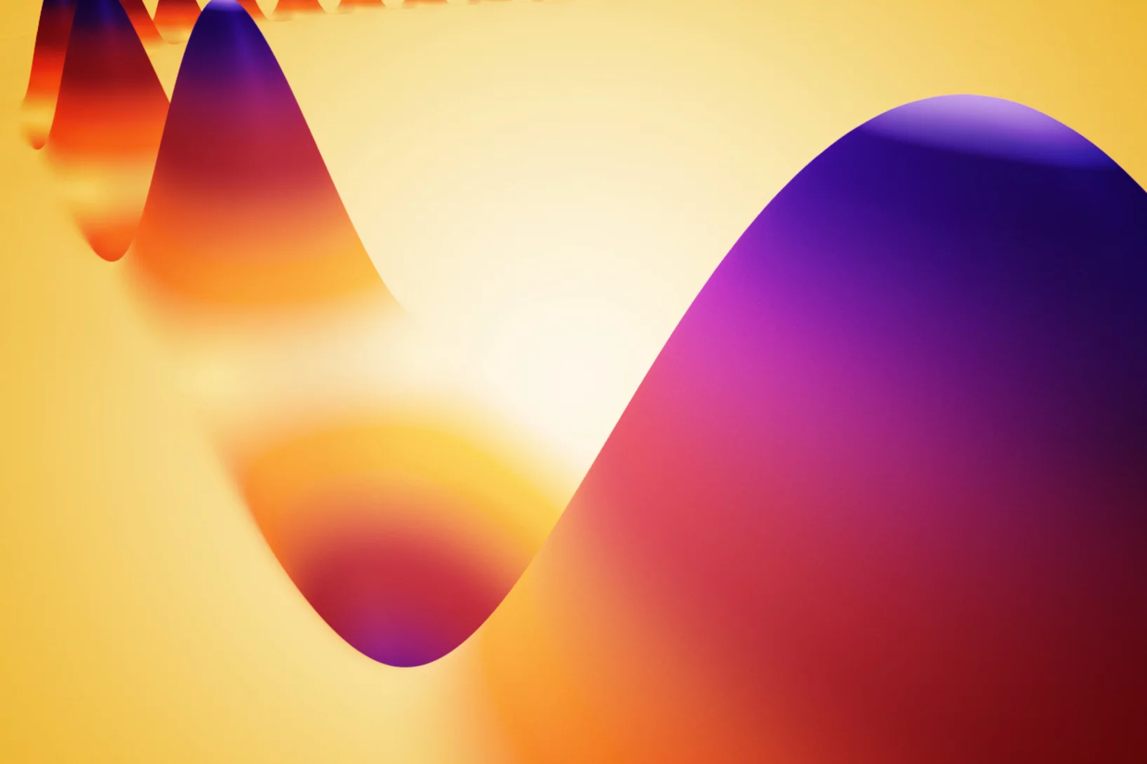 Artist concept of a 1D spin wave