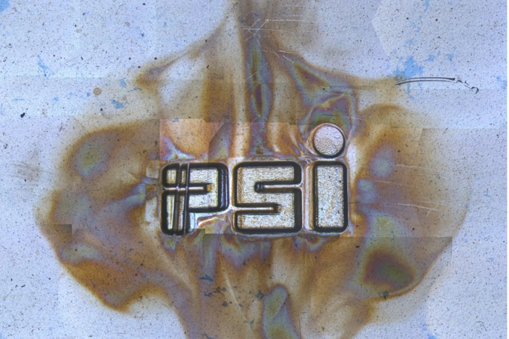 Demonstration of the flip-over effect. As a consequence of using a non-circular laser spot, the longest direction of the laser spot results in the shortest direction of the deposition pattern and vice versa.