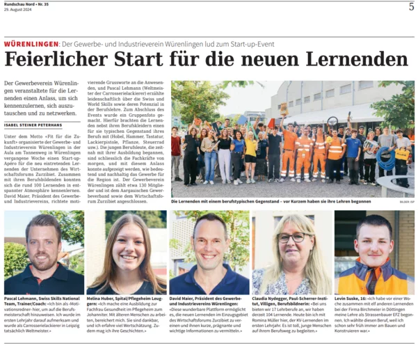 Start-up Lernende 2024